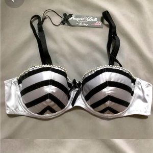 NWT Pussycat Dolls Push up bra 32c Rare!